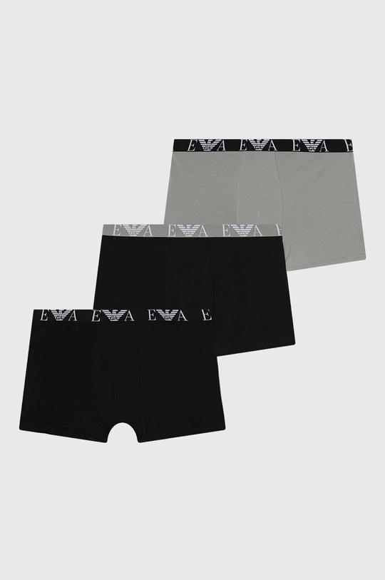 crna Bokserice Emporio Armani Underwear 3-pack Muški