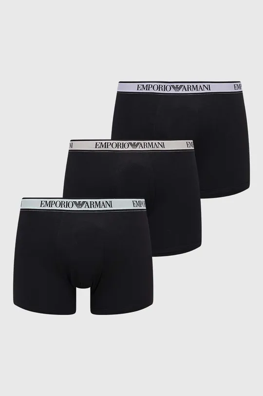 nero Emporio Armani Underwear boxer pacco da 3 Uomo