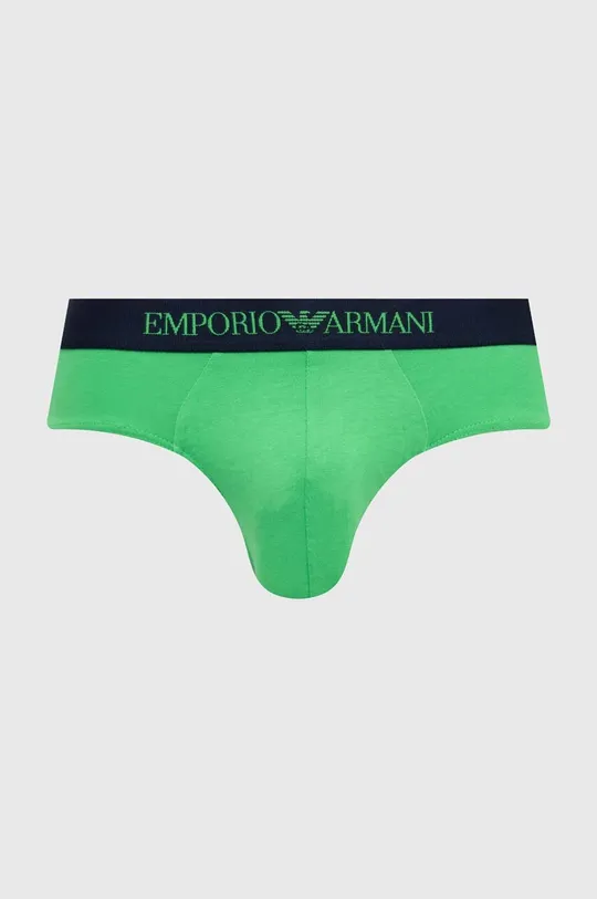 Pamučne slip gaćice Emporio Armani Underwear 3-pack Temeljni materijal: 100% Pamuk Traka: 85% Poliester, 15% Elastan