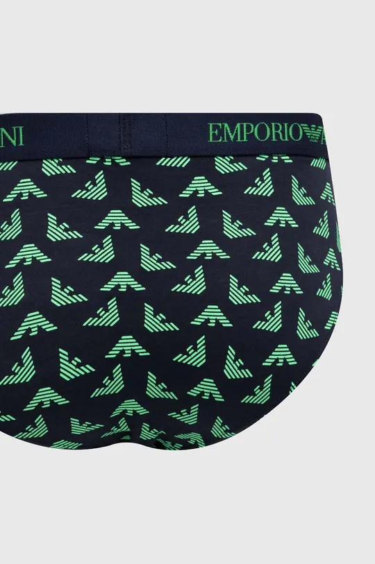 Bavlnené slipy Emporio Armani Underwear 3-pak