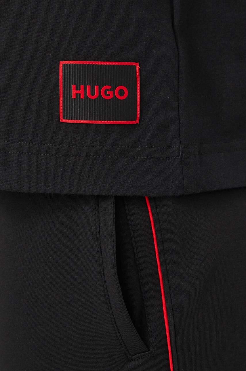 T-Shirt Uomo Hugo Stiglitz &ndash; Nero &ndash; Heavy Cotton Taglie S-5XL &ndash; Stampa Graphic