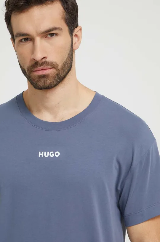szürke HUGO póló otthoni viseletre