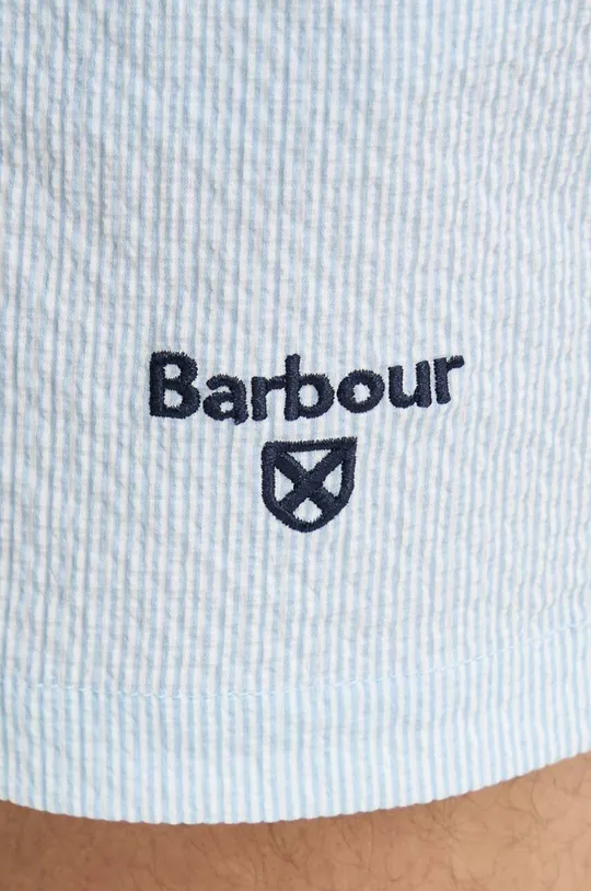niebieski Barbour szorty kąpielowe