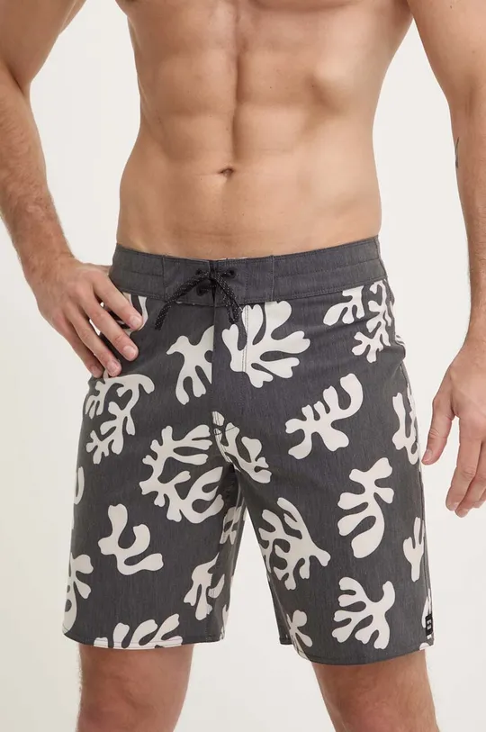 siva Kopalne kratke hlače Billabong x Coral Gardeners Moški