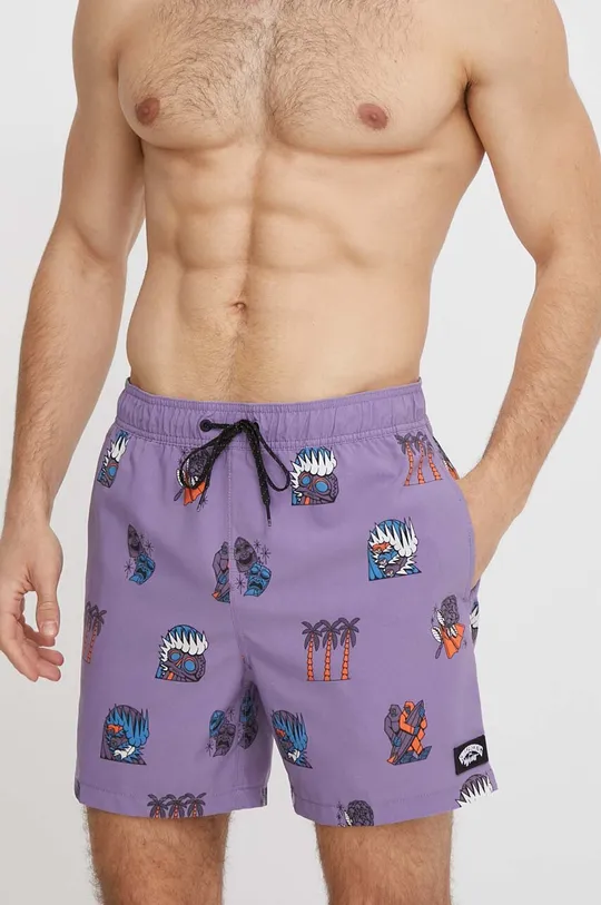 ljubičasta Kratke hlače za kupanje Billabong Muški