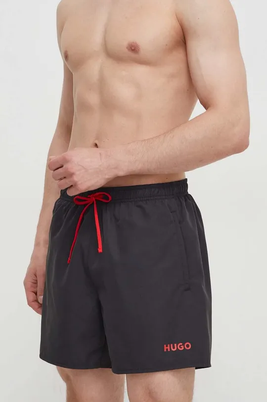 Kratke hlače za kupanje HUGO Temeljni materijal: 100% Reciklirani poliester Podstava: 100% Poliester