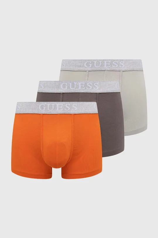 siva Boksarice Guess JOE 3-pack Moški