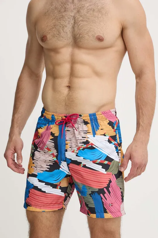 multicolor Napapijri swim shorts V-Inuvik Men’s
