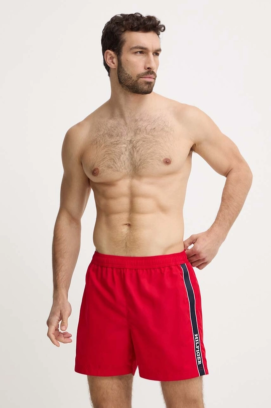 Tommy Hilfiger pantaloncini da bagno rosso