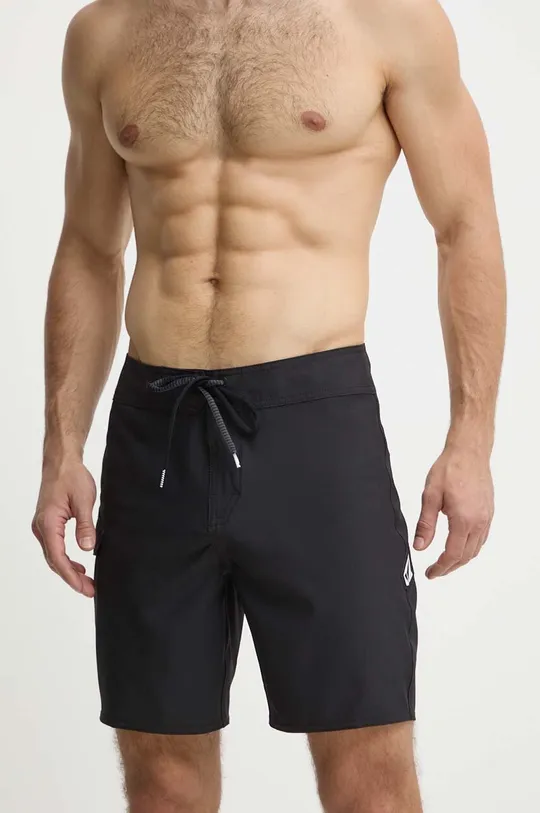 crna Kratke hlače za kupanje Volcom Muški