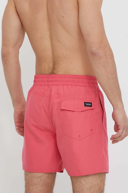 Volcom pantaloncini da bagno rosa