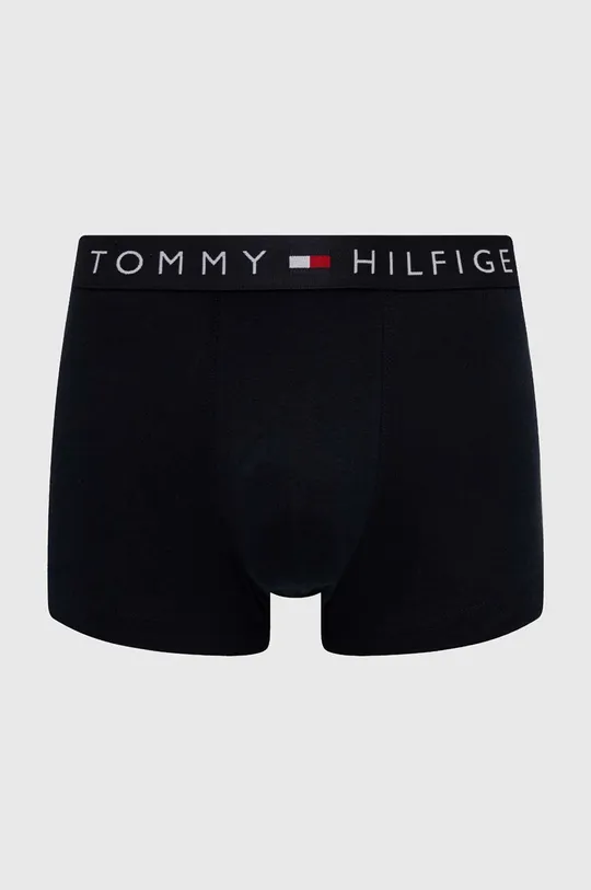 Boxerky Tommy Hilfiger 3-pak Základná látka: 95 % Bavlna, 5 % Elastan Lepiaca páska: 74 % Polyamid, 14 % Polyester, 12 % Elastan