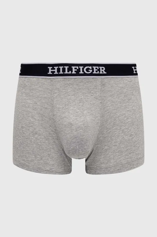 Boxerky Tommy Hilfiger 3-pak Základná látka: 95 % Bavlna, 5 % Elastan Lepiaca páska: 58 % Polyamid, 34 % Polyester, 8 % Elastan