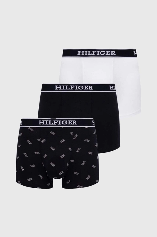 tmavomodrá Boxerky Tommy Hilfiger 3-pak Pánsky