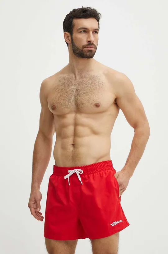 crvena Kratke hlače za kupanje On Vacation Muški