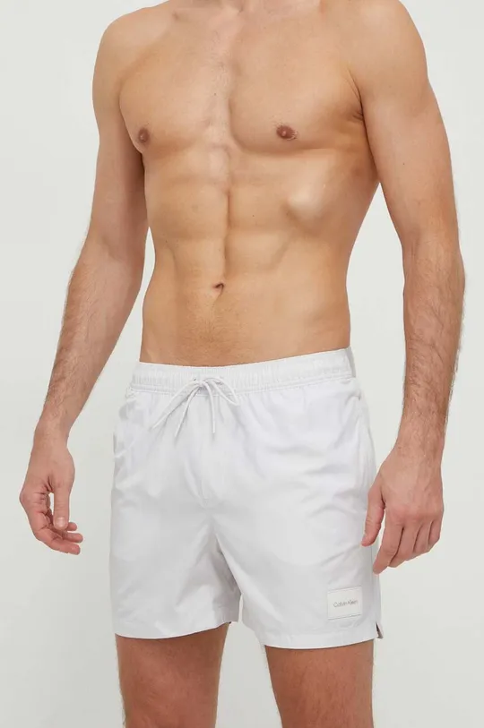 Kratke hlače za kupanje Calvin Klein siva