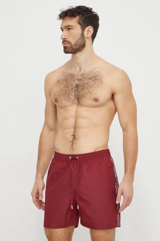 bordo Kopalne kratke hlače Calvin Klein Moški
