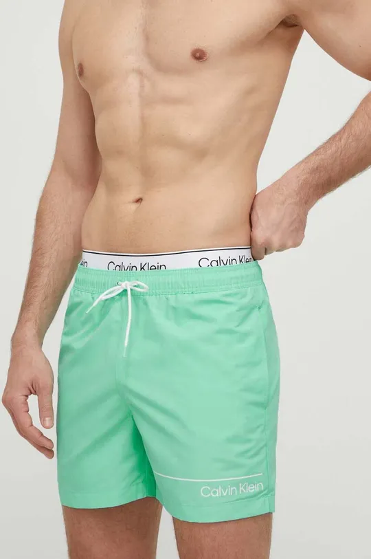 zelená Plavkové šortky Calvin Klein Pánsky