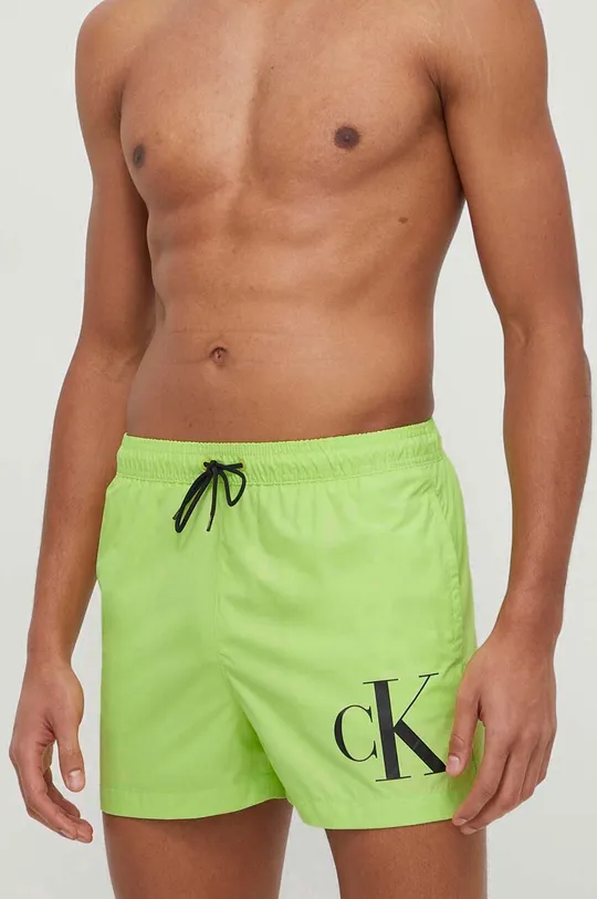 zelena Kratke hlače za kupanje Calvin Klein Muški