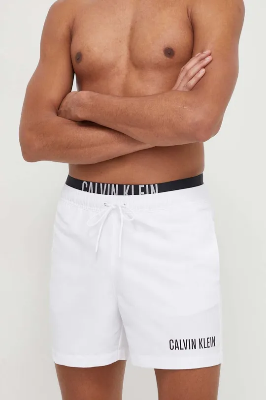 bijela Kratke hlače za kupanje Calvin Klein Muški