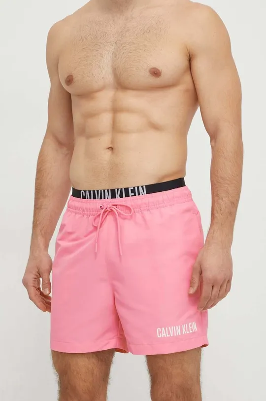 Calvin Klein szorty kąpielowe różowy