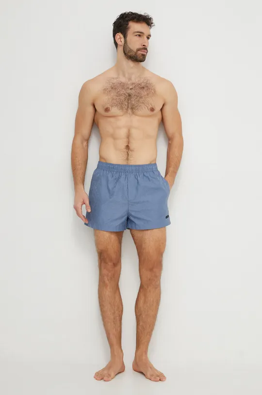 Kratke hlače za kupanje Calvin Klein plava