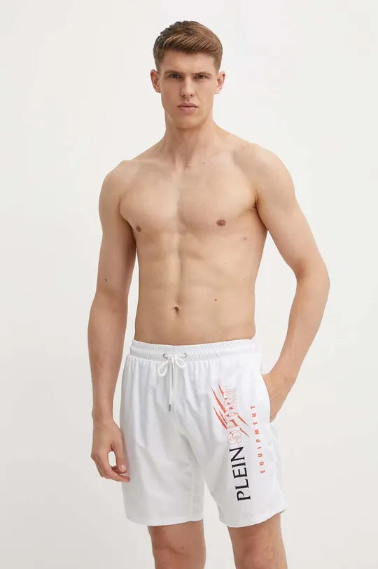 bijela Kratke hlače za kupanje PLEIN SPORT Muški