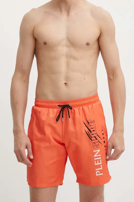 Kratke hlače za kupanje PLEIN SPORT narančasta