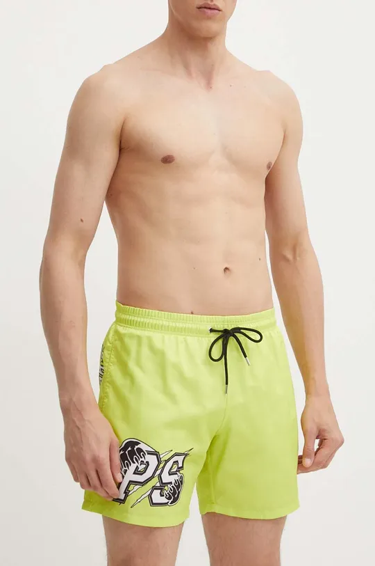 zelena Kratke hlače za kupanje PLEIN SPORT Muški