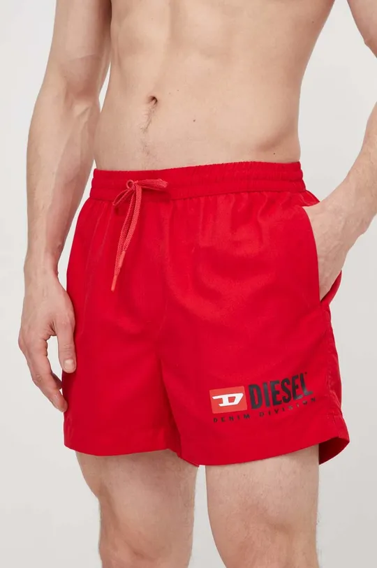 Diesel pantaloncini da bagno rosso