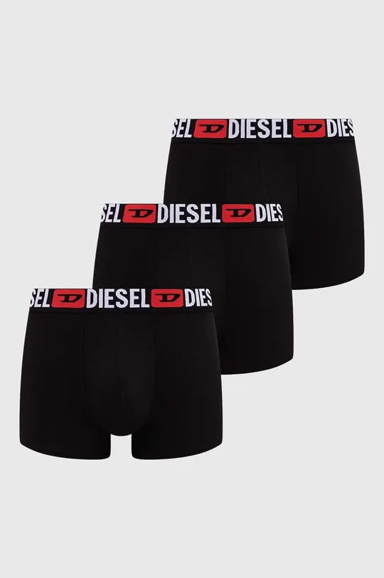 czarny Diesel bokserki 3-pack Męski