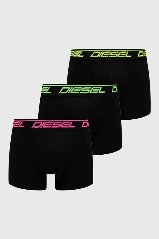 čierna Boxerky Diesel 3-pak UMBX-DAMIEN-THREE PACK BOXERS Pánsky