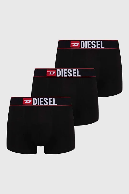 čierna Boxerky Diesel 3-pak UMBX-DAMIEN-THREE PACK BOXERS Pánsky