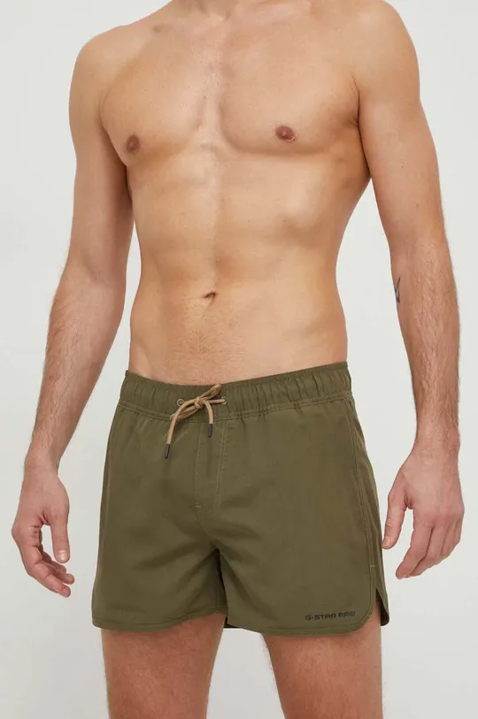Kopalne kratke hlače G-Star Raw zelena