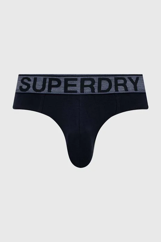 Slip gaćice Superdry 3-pack mornarsko plava