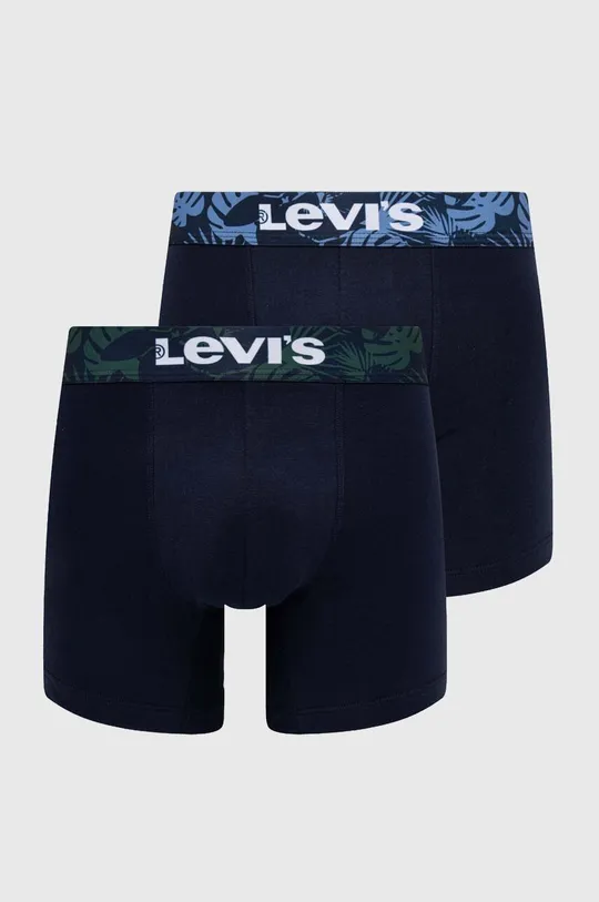 σκούρο μπλε Μποξεράκια Levi's 2-pack Ανδρικά