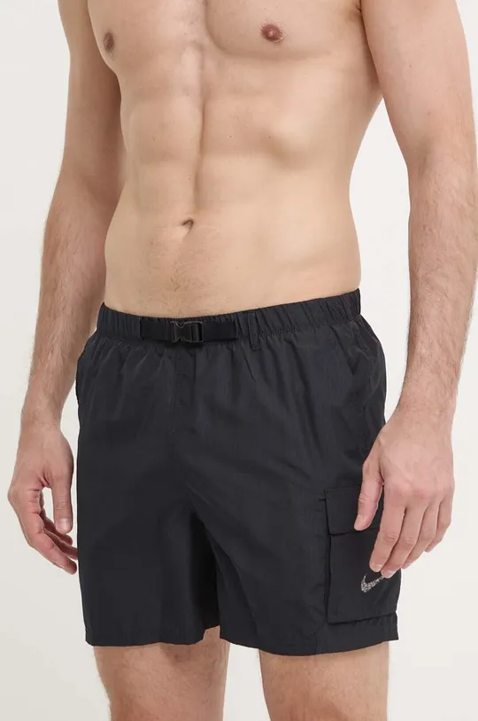Kratke hlače za kupanje Nike Voyage crna
