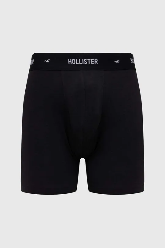 Boksarice Hollister Co. 3-pack črna