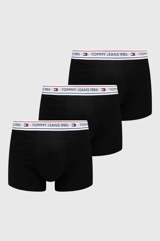 crna Bokserice Tommy Jeans 3-pack Muški