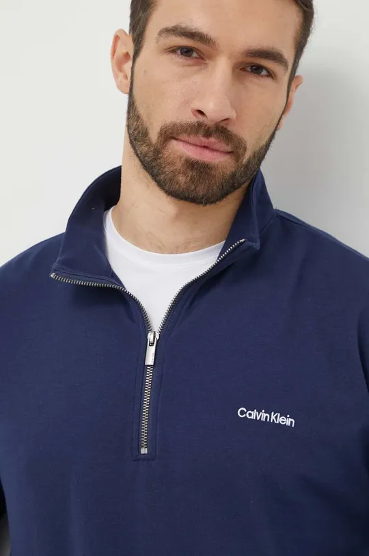 Pulover lounge Calvin Klein Underwear mornarsko modra
