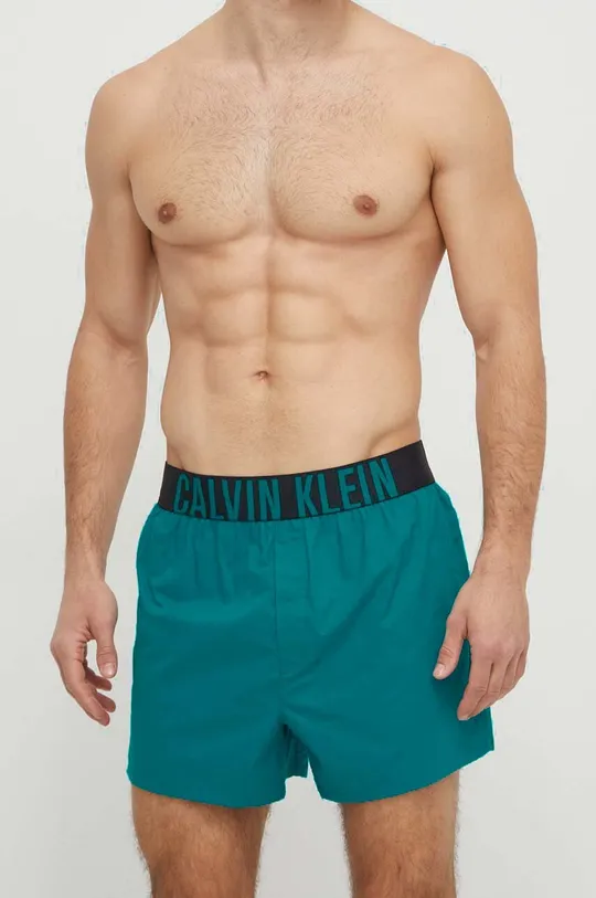 modra Boksarice Calvin Klein Underwear 2-pack