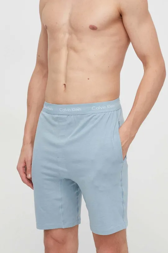 modrá Pyžamo Calvin Klein Underwear