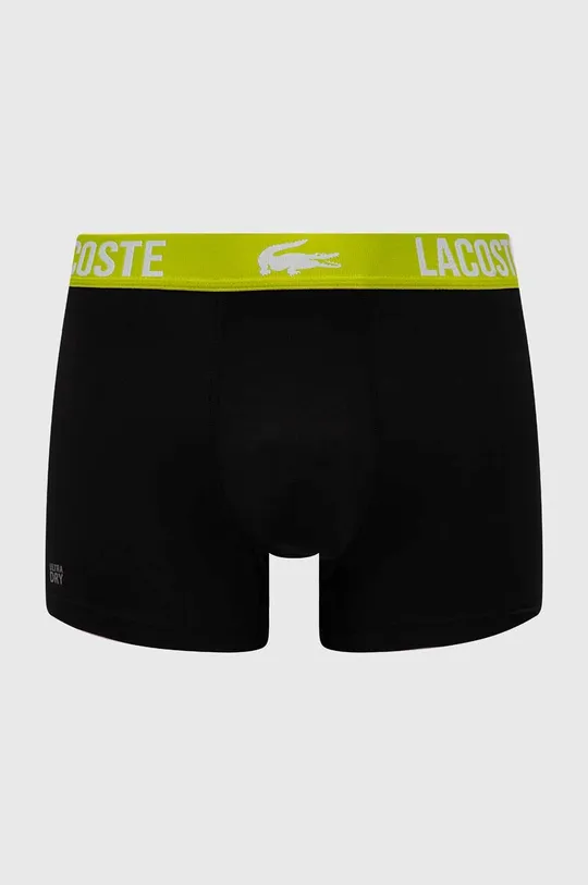 Bokserice Lacoste 3-pack crna