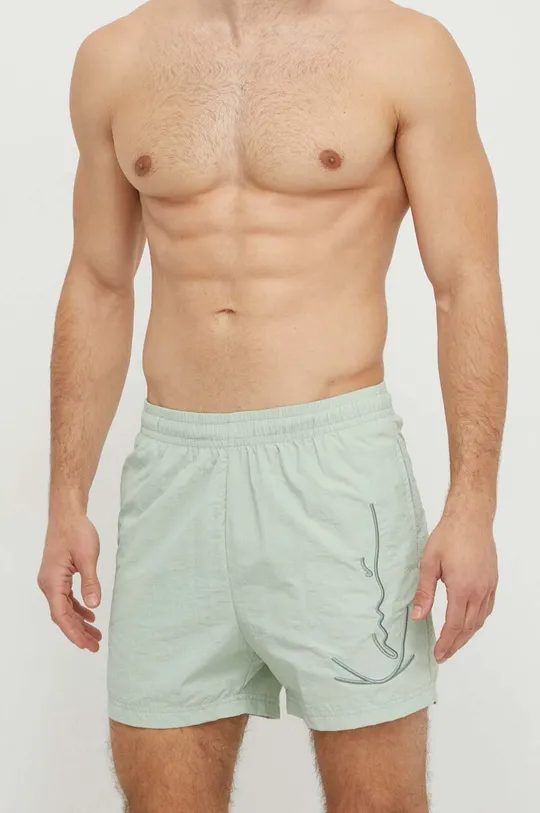 Kratke hlače za kupanje Karl Kani zelena