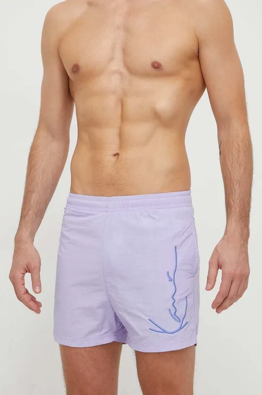 Kopalne kratke hlače Karl Kani vijolična