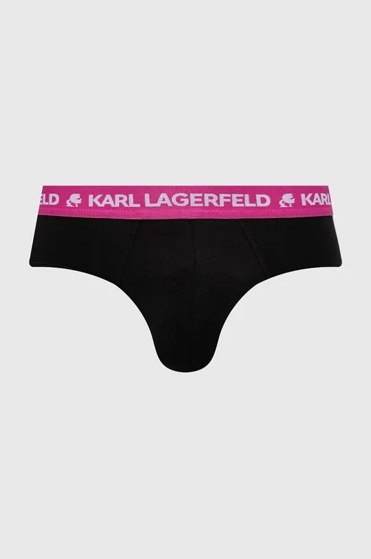 crna Slip gaćice Karl Lagerfeld 3-pack