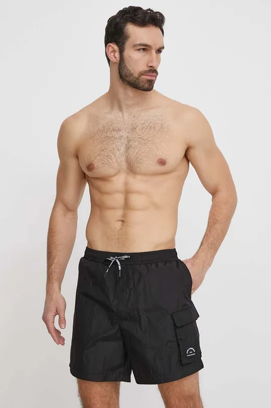 črna Kopalne kratke hlače Karl Lagerfeld Moški