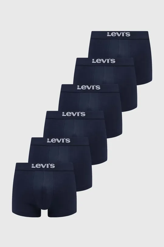 σκούρο μπλε Μποξεράκια Levi's 6-pack Ανδρικά