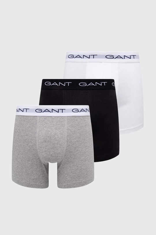 siva Boksarice Gant 3-pack Moški