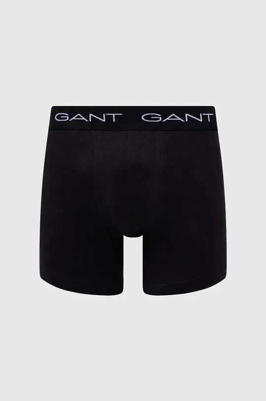 Boxerky Gant 3-pak čierna